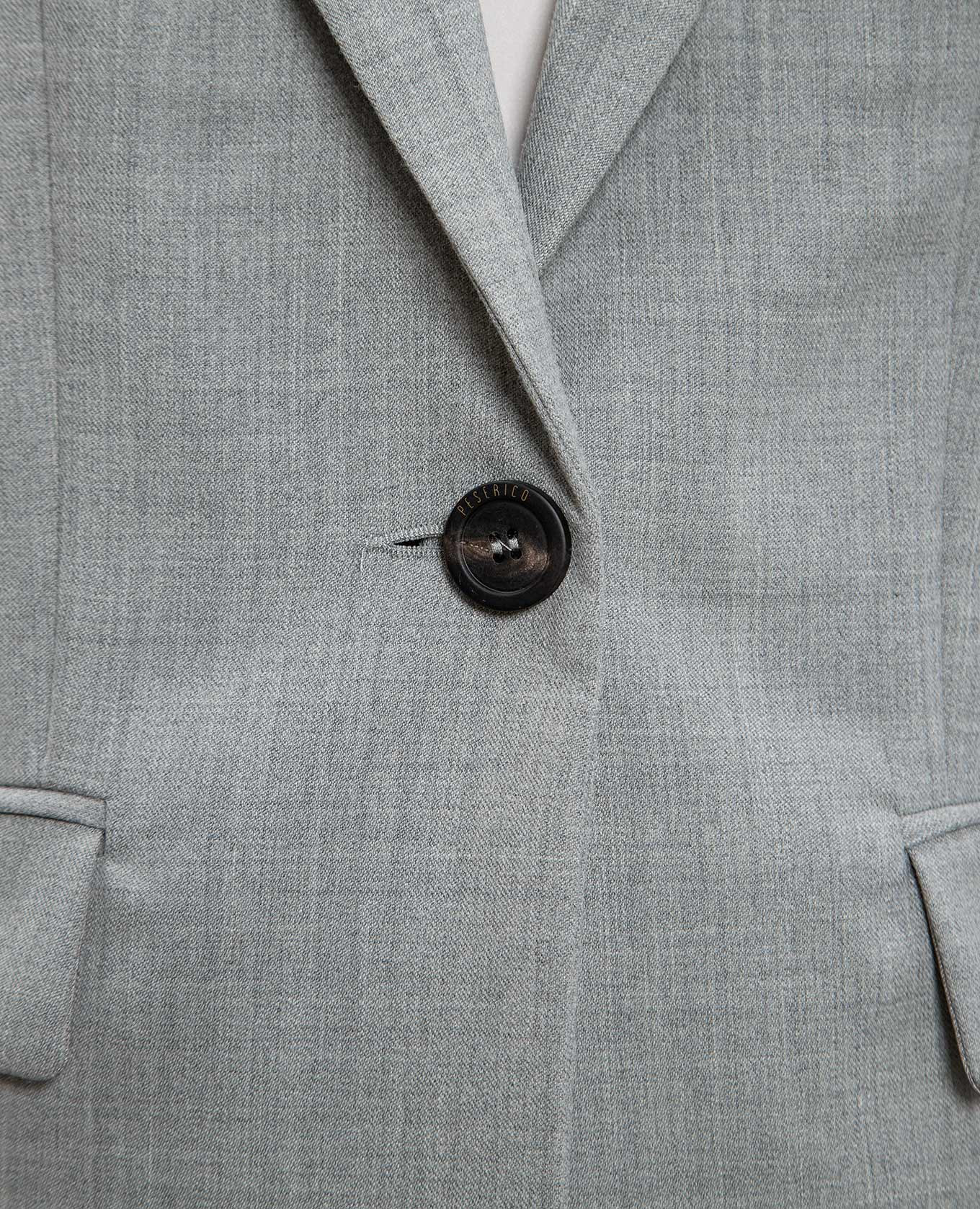Gray jacket with wool Peserico 5