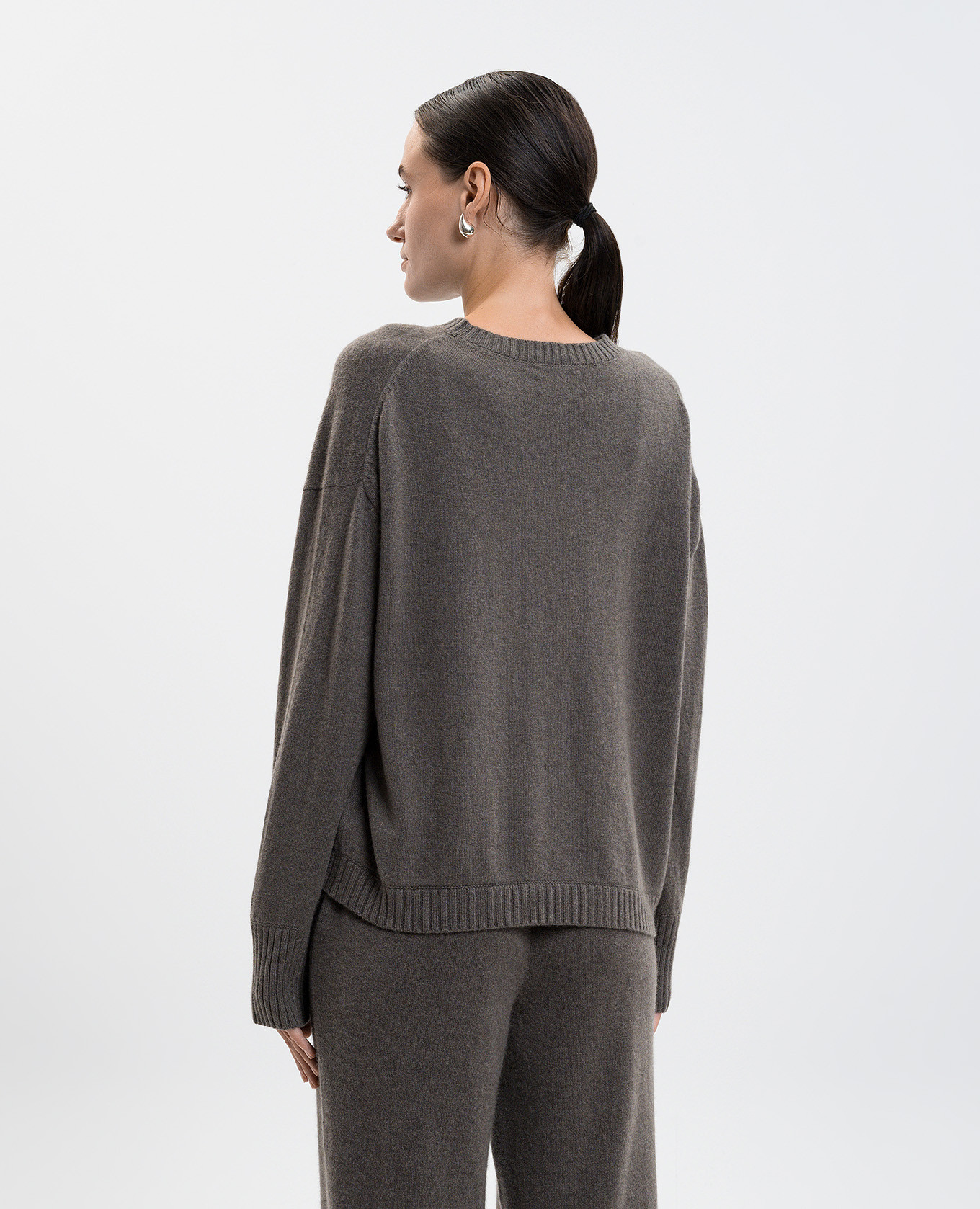 

Denise brown cashmere jumper Simonetta Ravizza