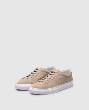 MooRER BOLDINI suede sneakers in khaki color BOLDINIP5