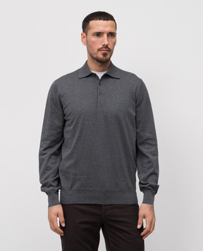 Brunello Cucinelli Gray polo M29800135