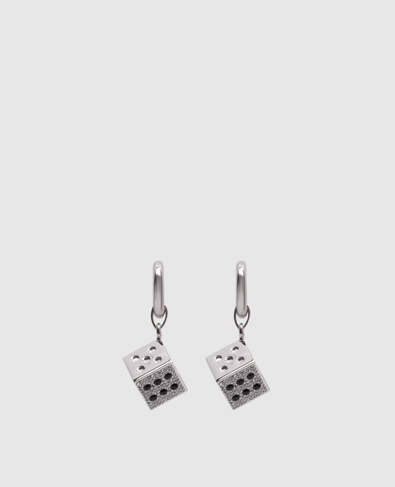 

Silver earrings in the form of cubes Off-White