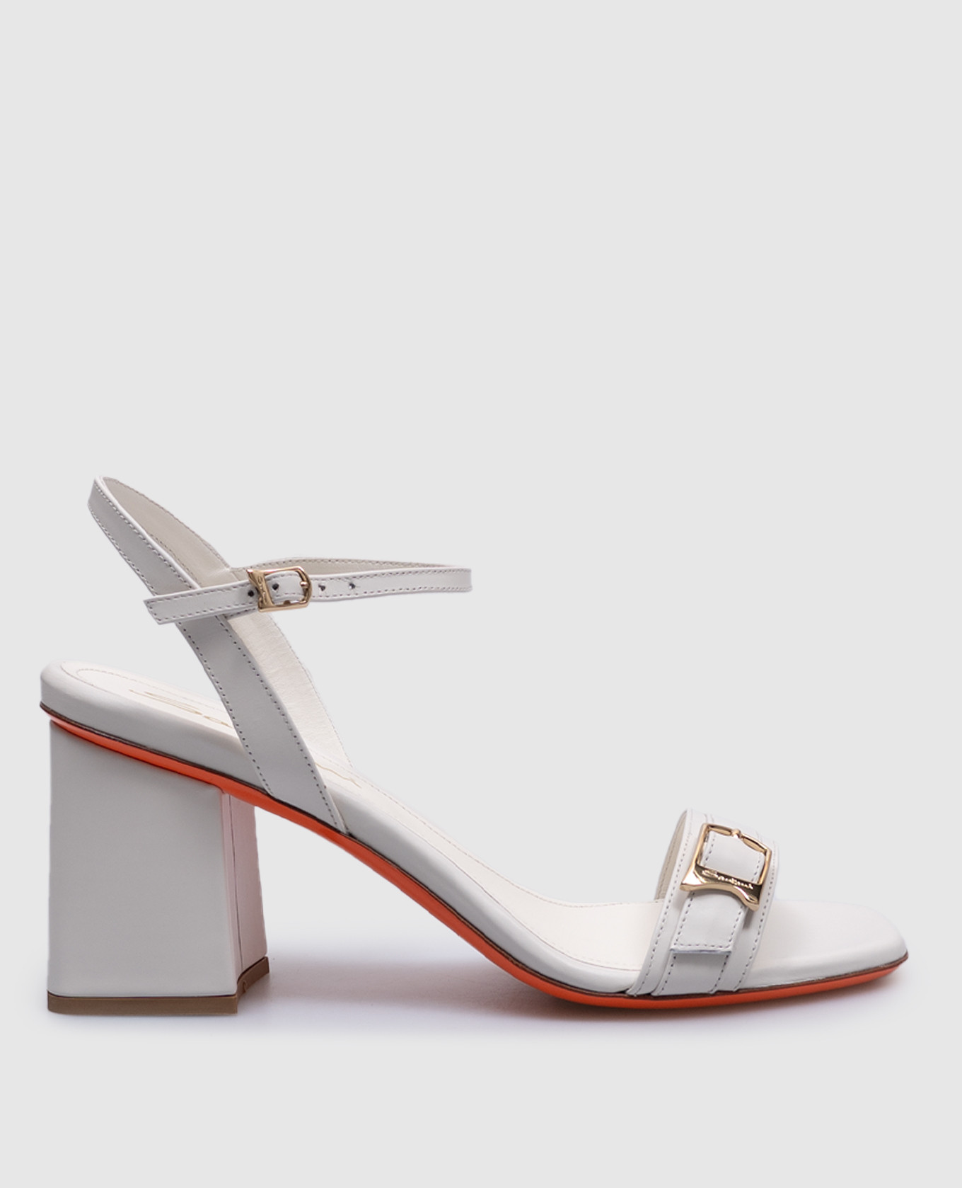 

White leather sandals Santoni