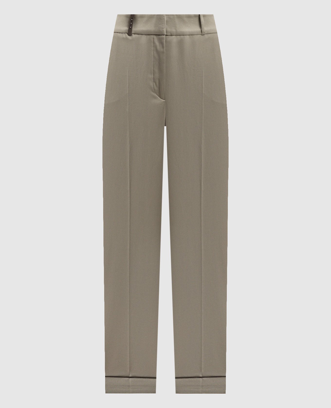 

Green chinos with lapels Peserico