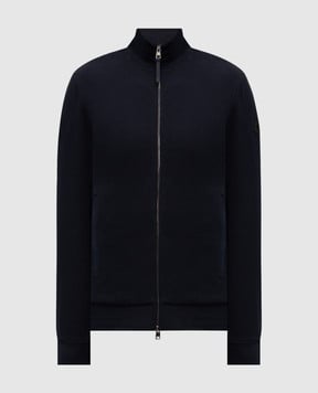 Moncler Blue cashmere sports jacket K10918G0002889AMX