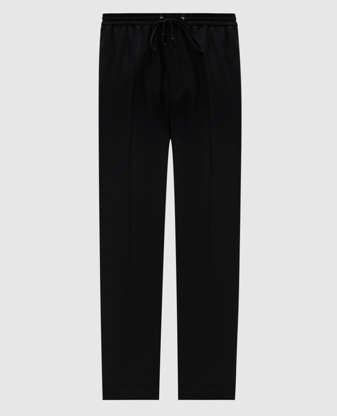 Black wool pants with logo Iceberg