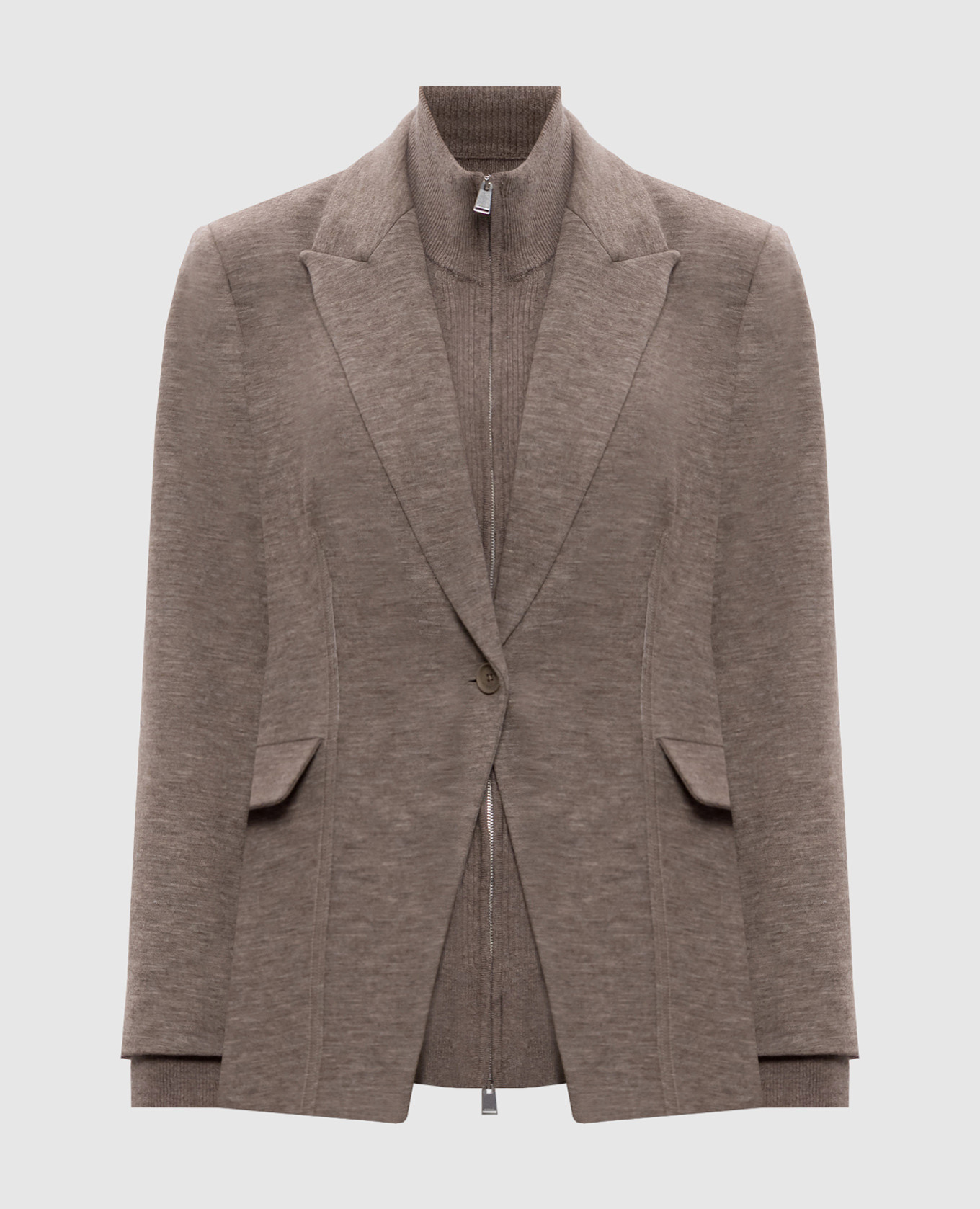 

Brown jacket with a strap Simkhai