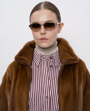 Brunello Cucinelli Brown sunglasses MOCPATTS08
