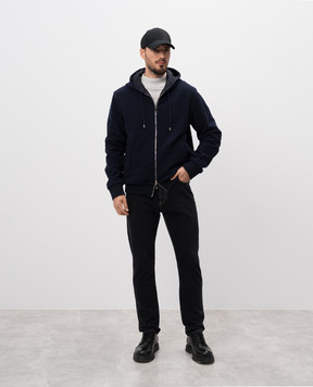 Cashmere&Whiskey Blue double-sided jacket with wool and cashmere GM0031340476