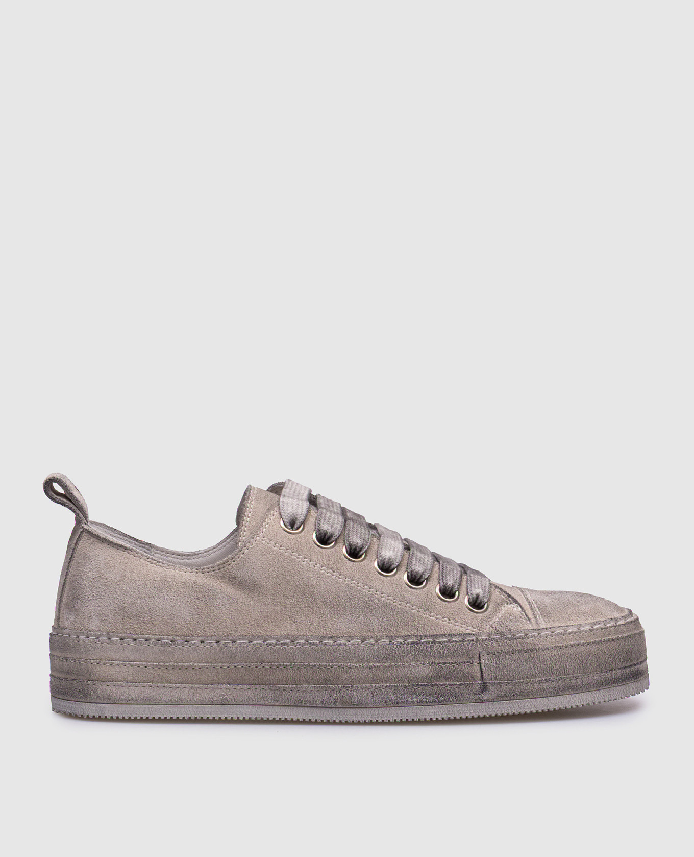 

Gert gray suede sneakers with a vintage effect Ann Demeulemeester, Серый