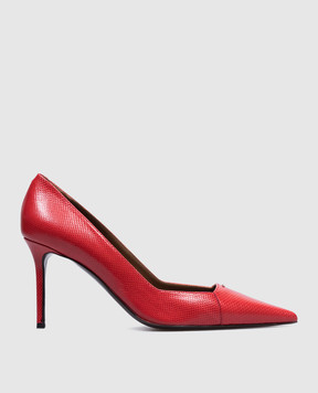 Giuseppe Zanotti Raquel red leather shoes with crystals E560003
