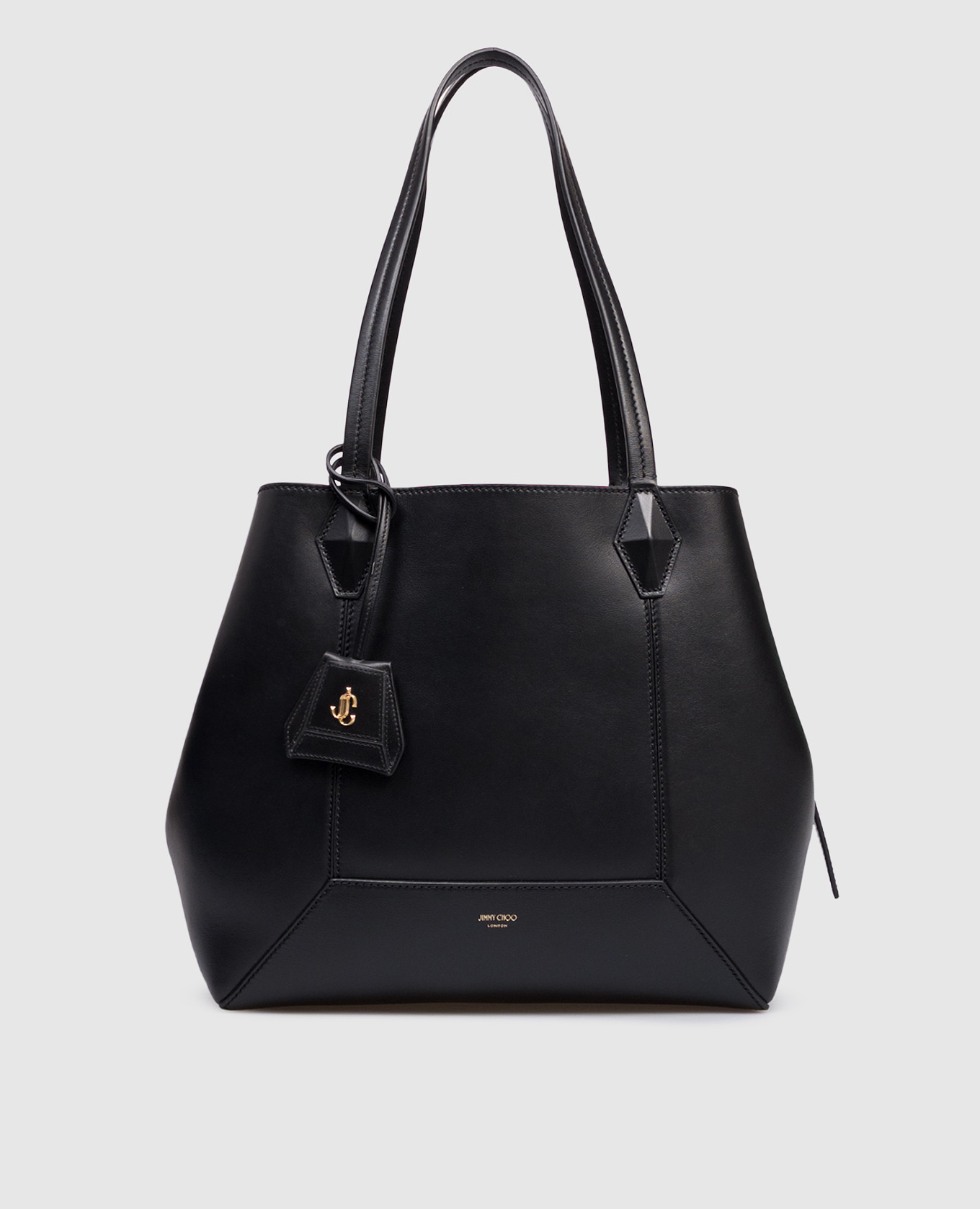

Black Diamond Leather Tote Bag Jimmy Choo