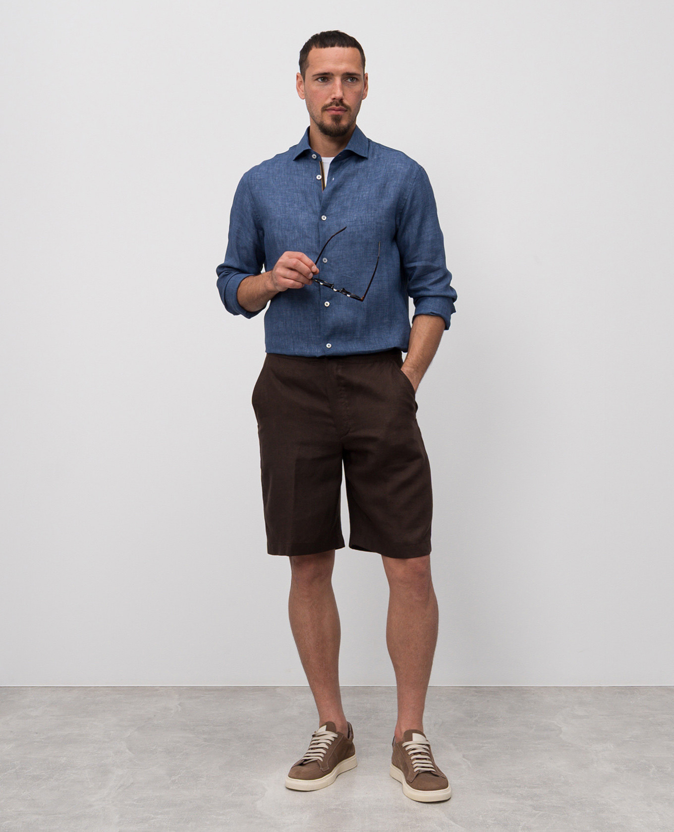 

Blue ROMAN linen shirt MooRER