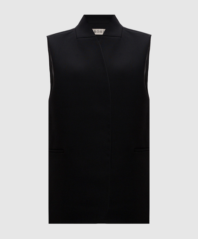 Rohe - Black vest with wool 41311058 - shop with Croatia delivery