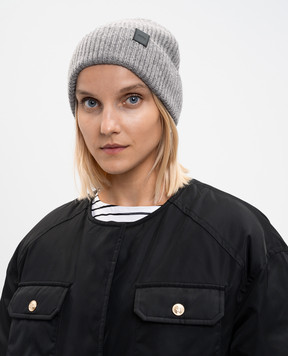 Juun.j Gray cashmere hat JW598BW013