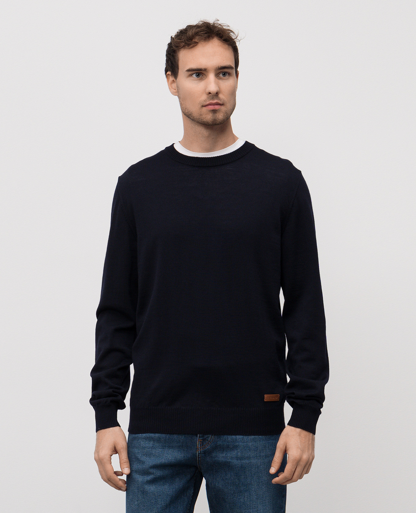 

Blue wool jumper Trussardi