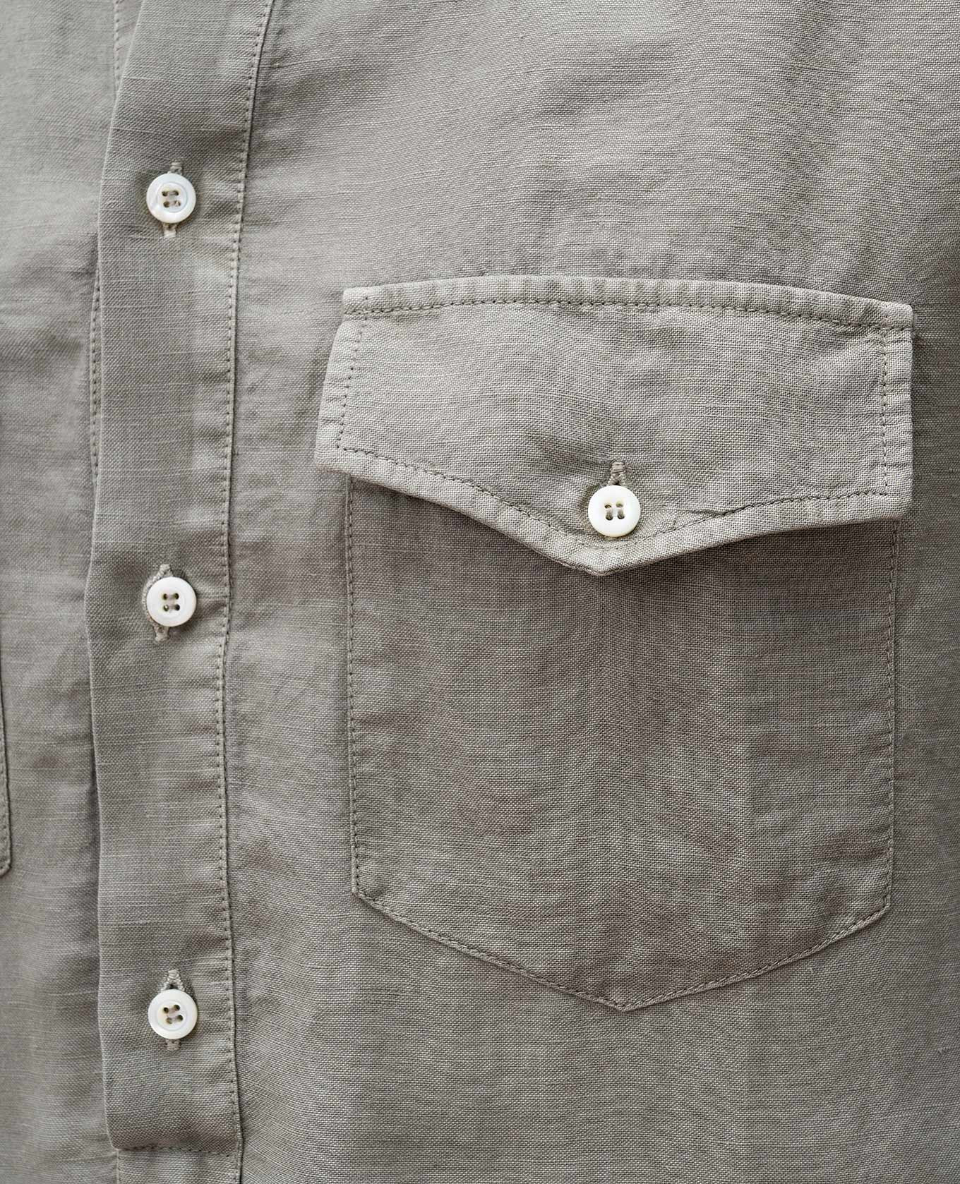 

Green linen shirt Brunello Cucinelli