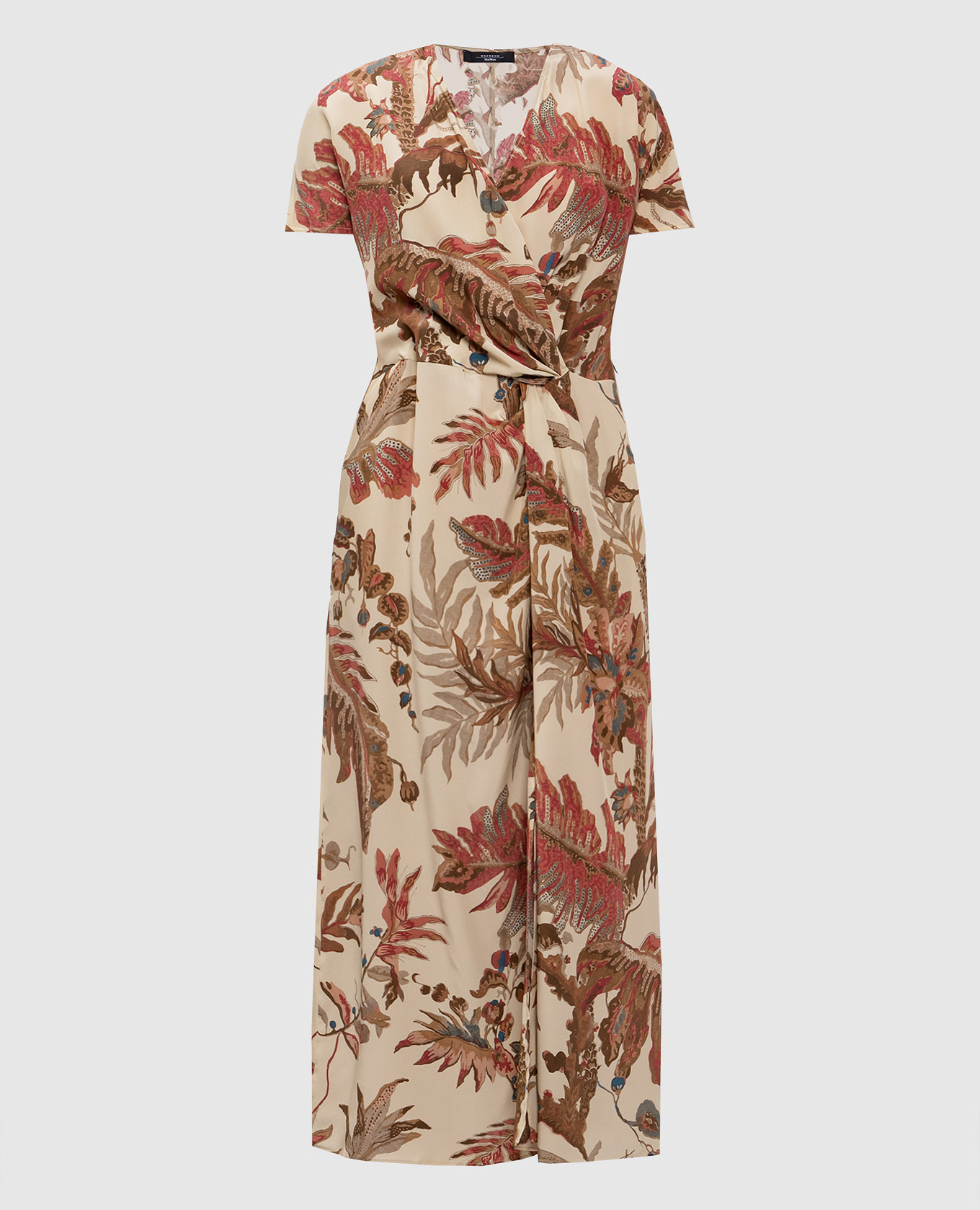 Beige AQUILA silk dress Max Mara Weekend