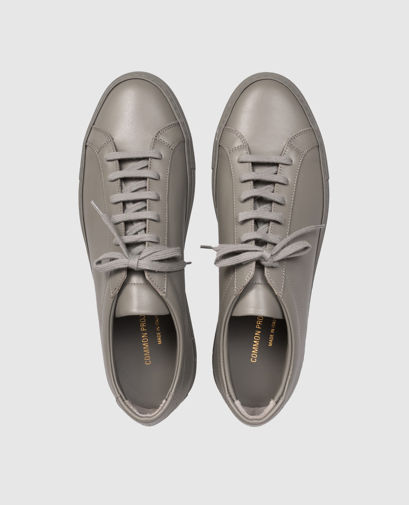 

Grey leather Achilles sneakers Common Project