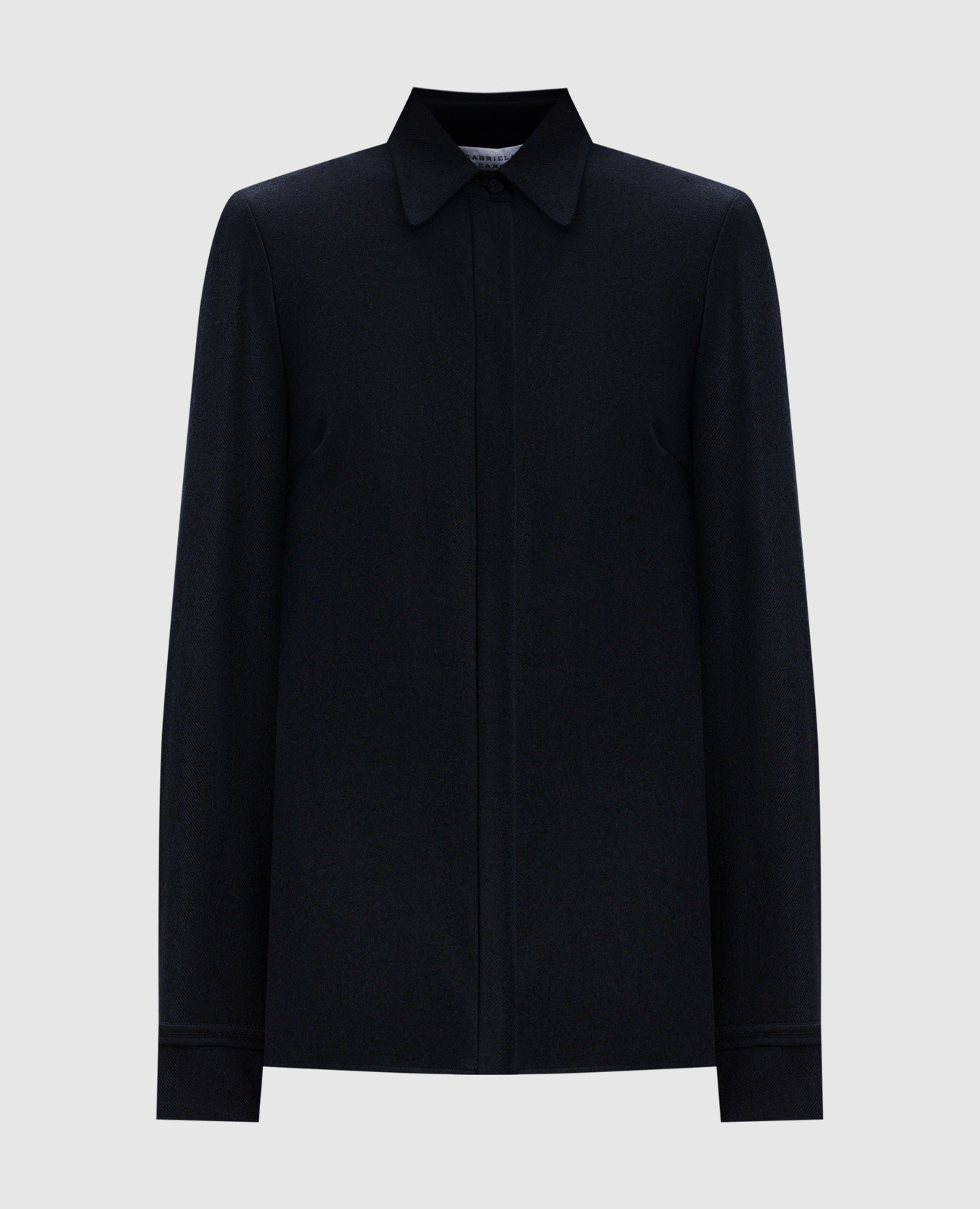 

Blue Cruz wool and cashmere shirt Gabriela Hearst