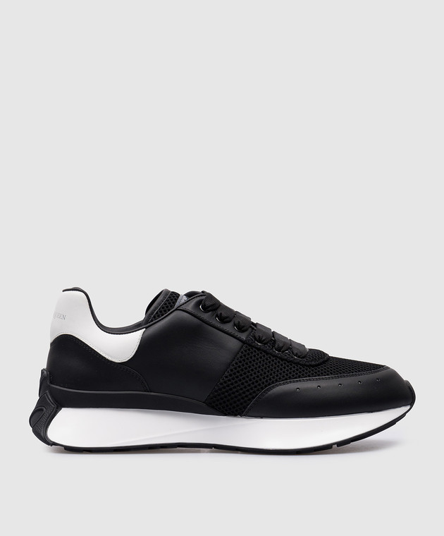 Alexander McQueen - Zwarte combi sneakers met logo 796138WIDNQ - Online  kopen bij Symbol