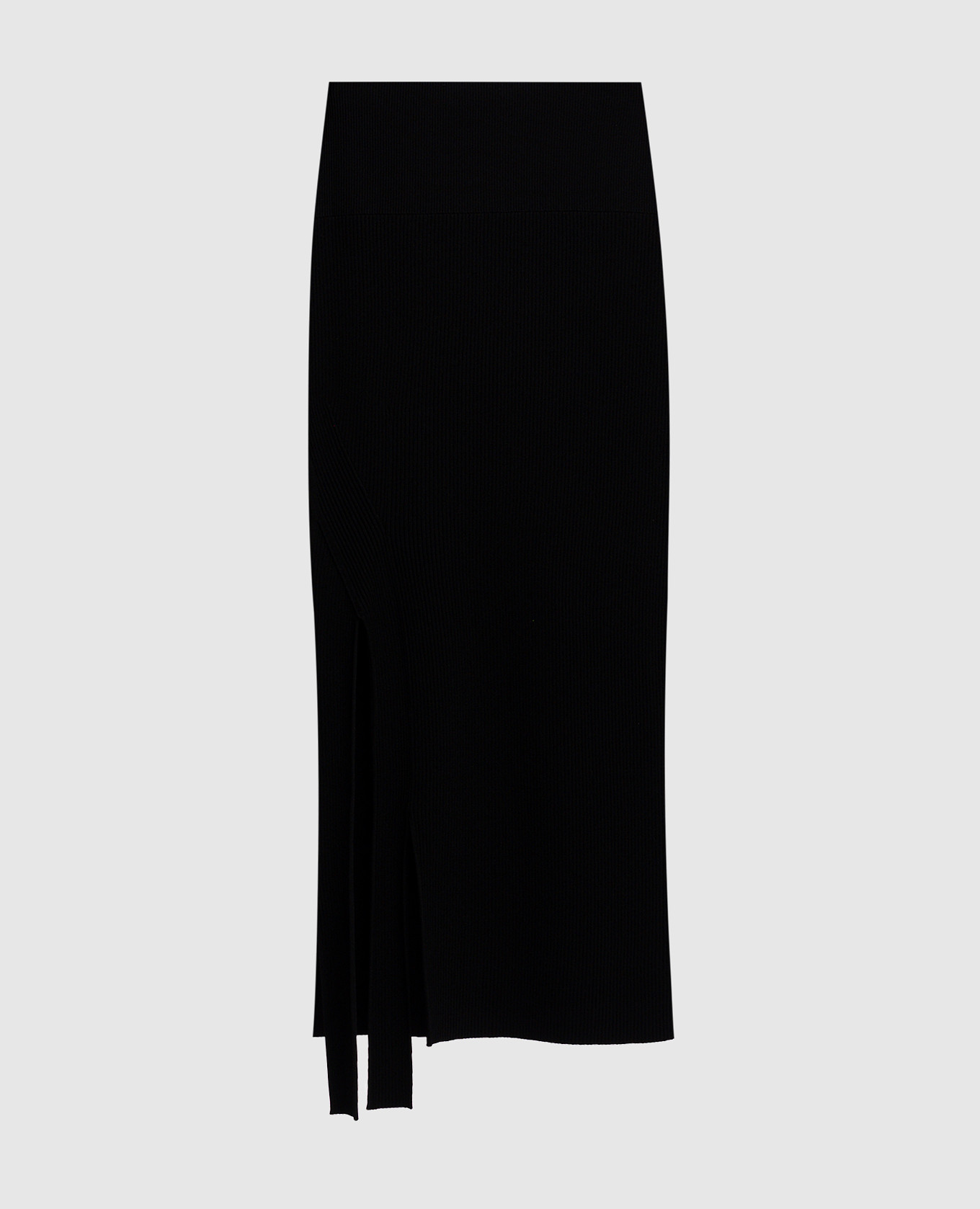 

Black ribbed midi skirt Victoria Beckham