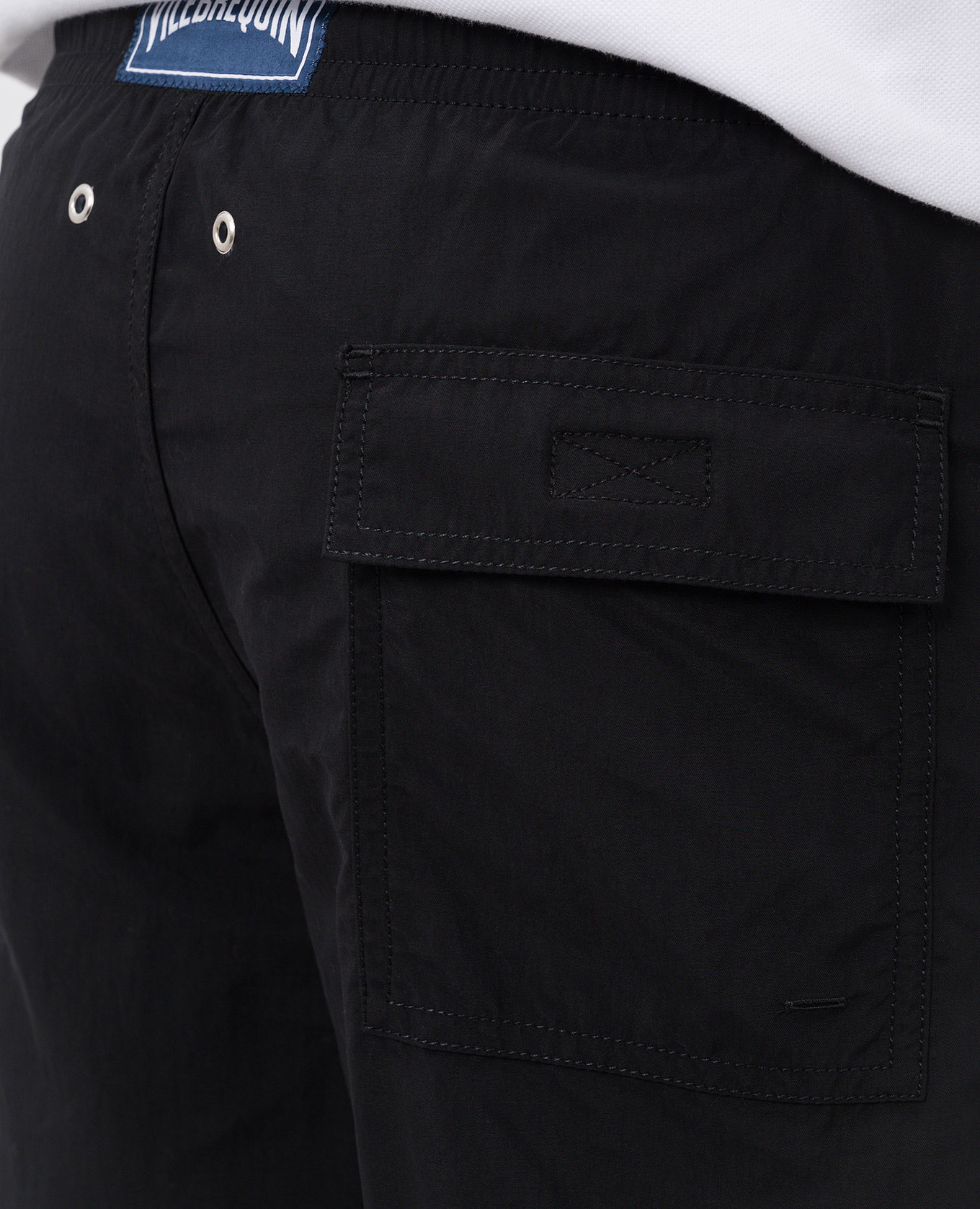 

Black swim shorts with logo patch Vilebrequin