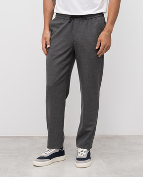 Sease Gray wool pants PT037TN271