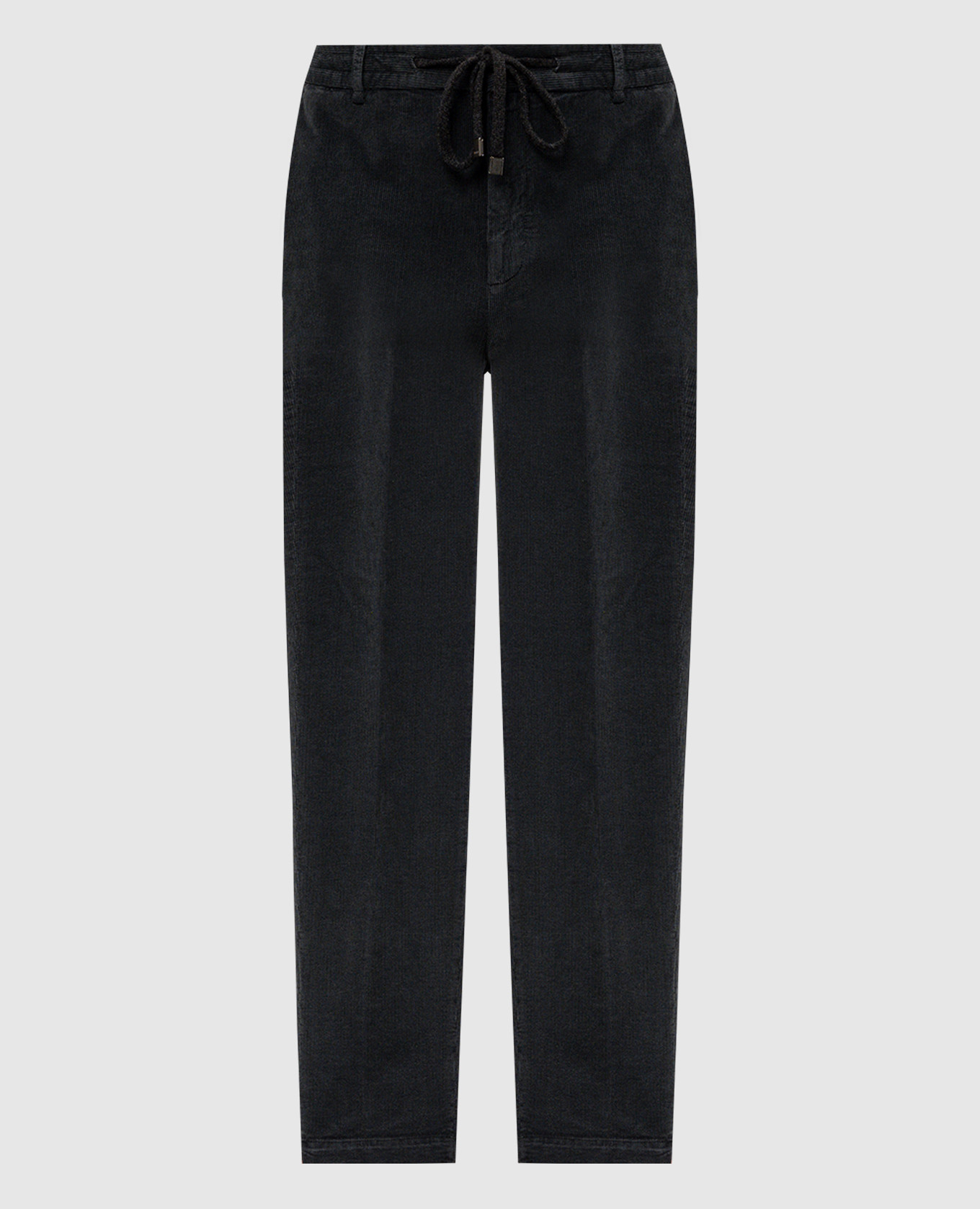 

Gray corduroy trousers with logo Peserico, Grey