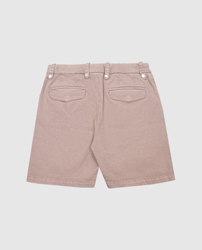 Brunello Cucinelli Children's khaki denim shorts B277PP908C