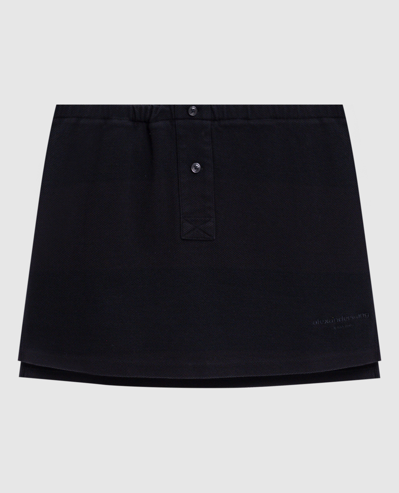 

Black skirt shorts with logo embroidery Alexander Wang