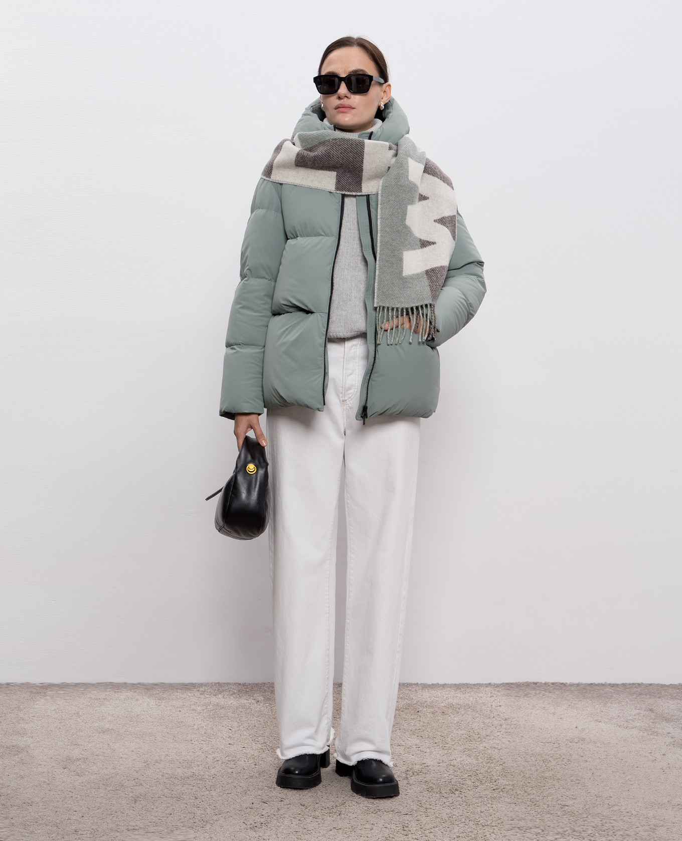 

Gray wool sweater Woolrich, Grey