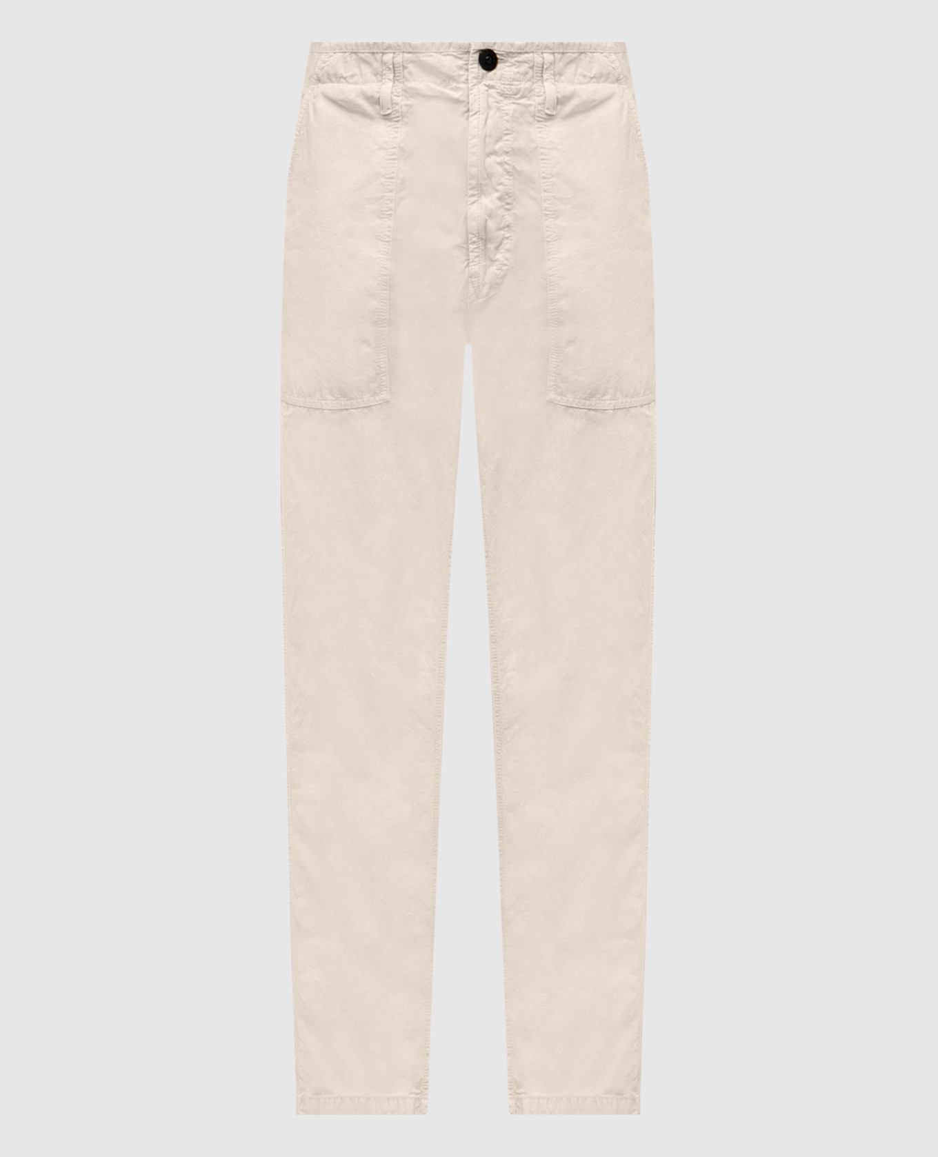 

Beige pants with logo Stone Island