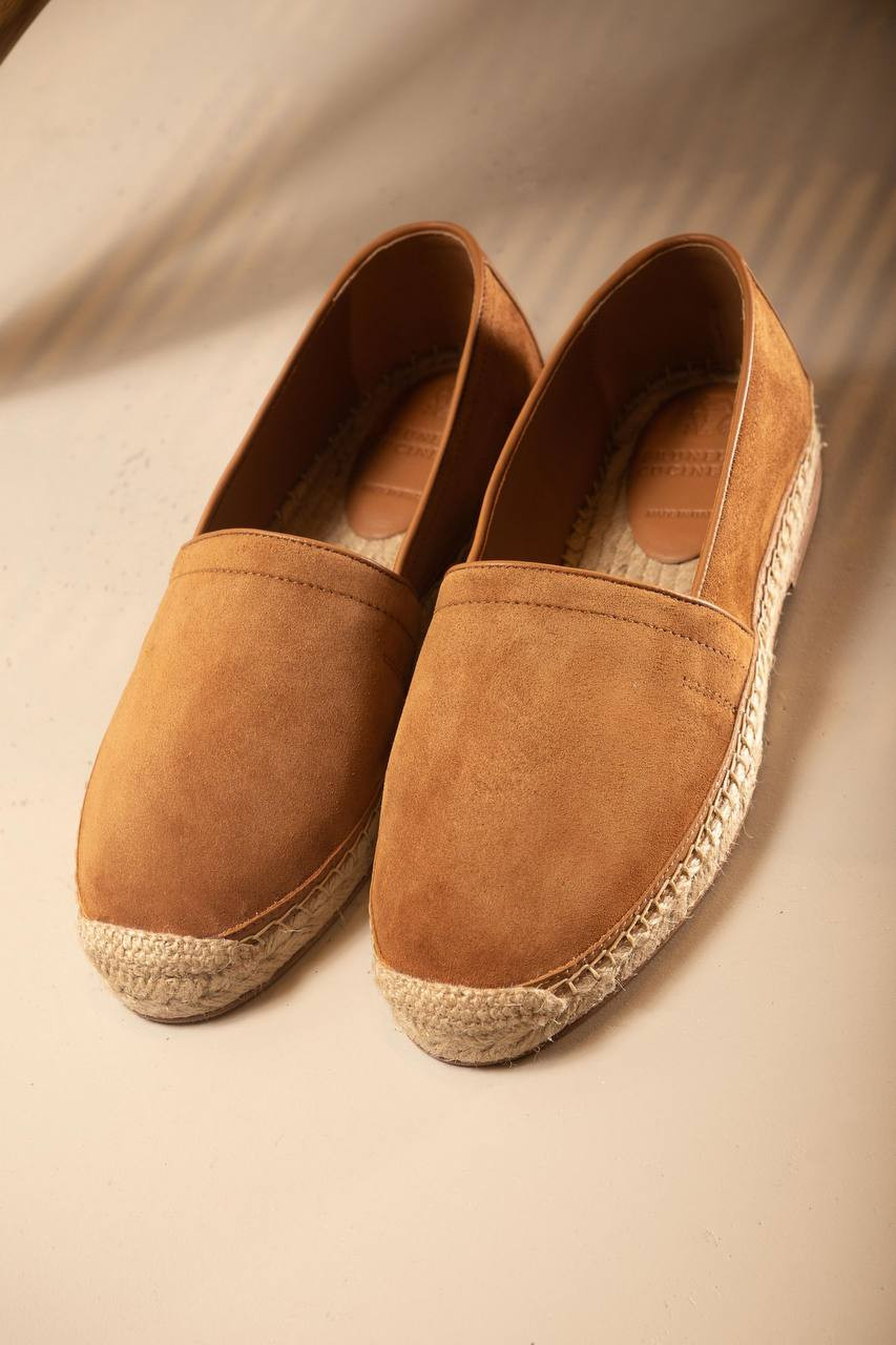 Brown suede espadrilles Brunello Cucinelli 6