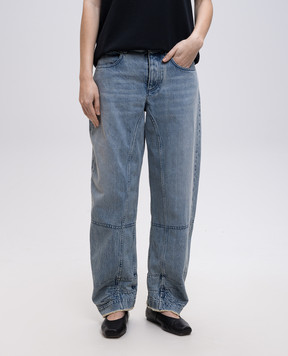 Jil Sander Blue jeans with a worn effect J02KA0332J46463