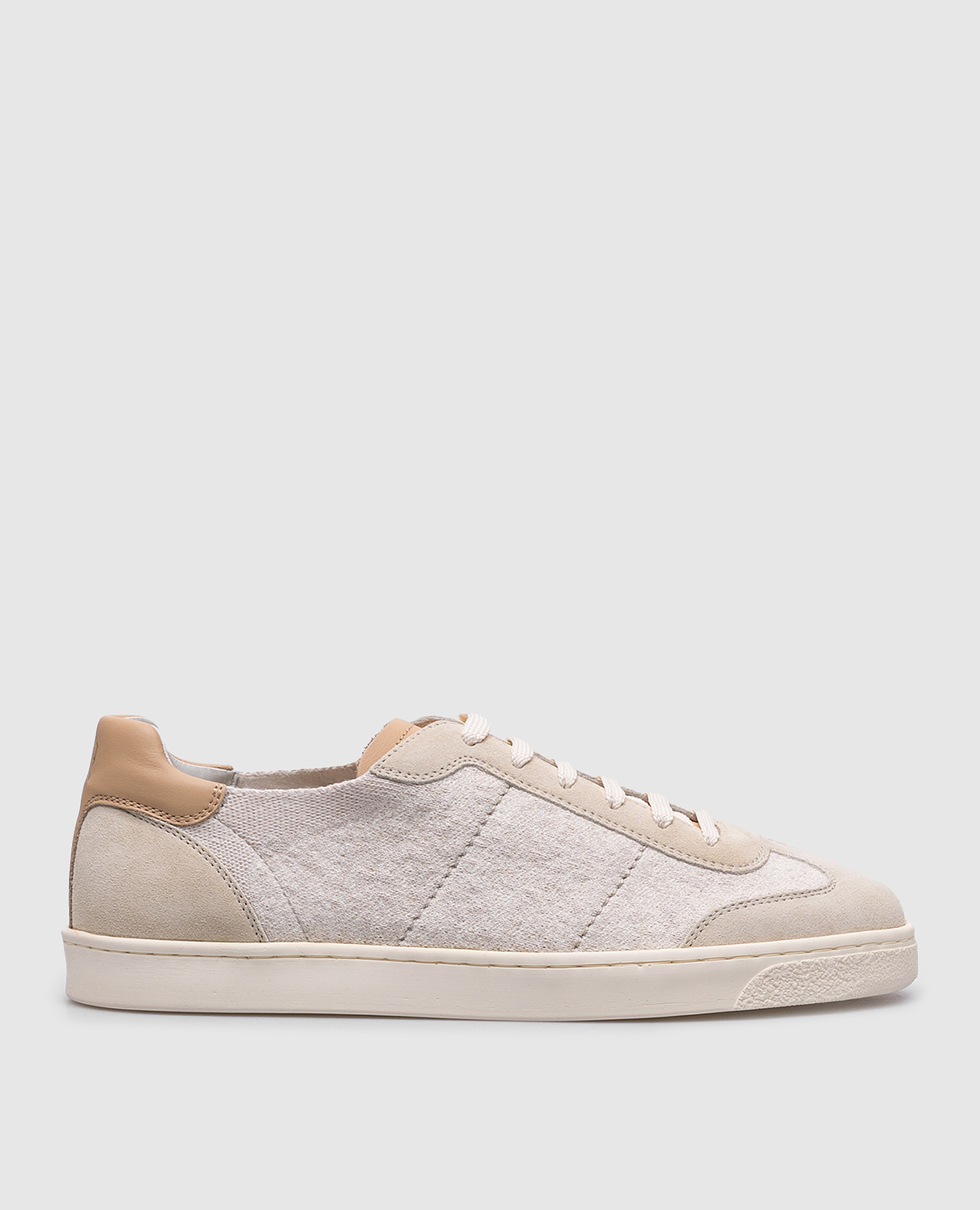 

Beige combination sneakers with logo Brunello Cucinelli