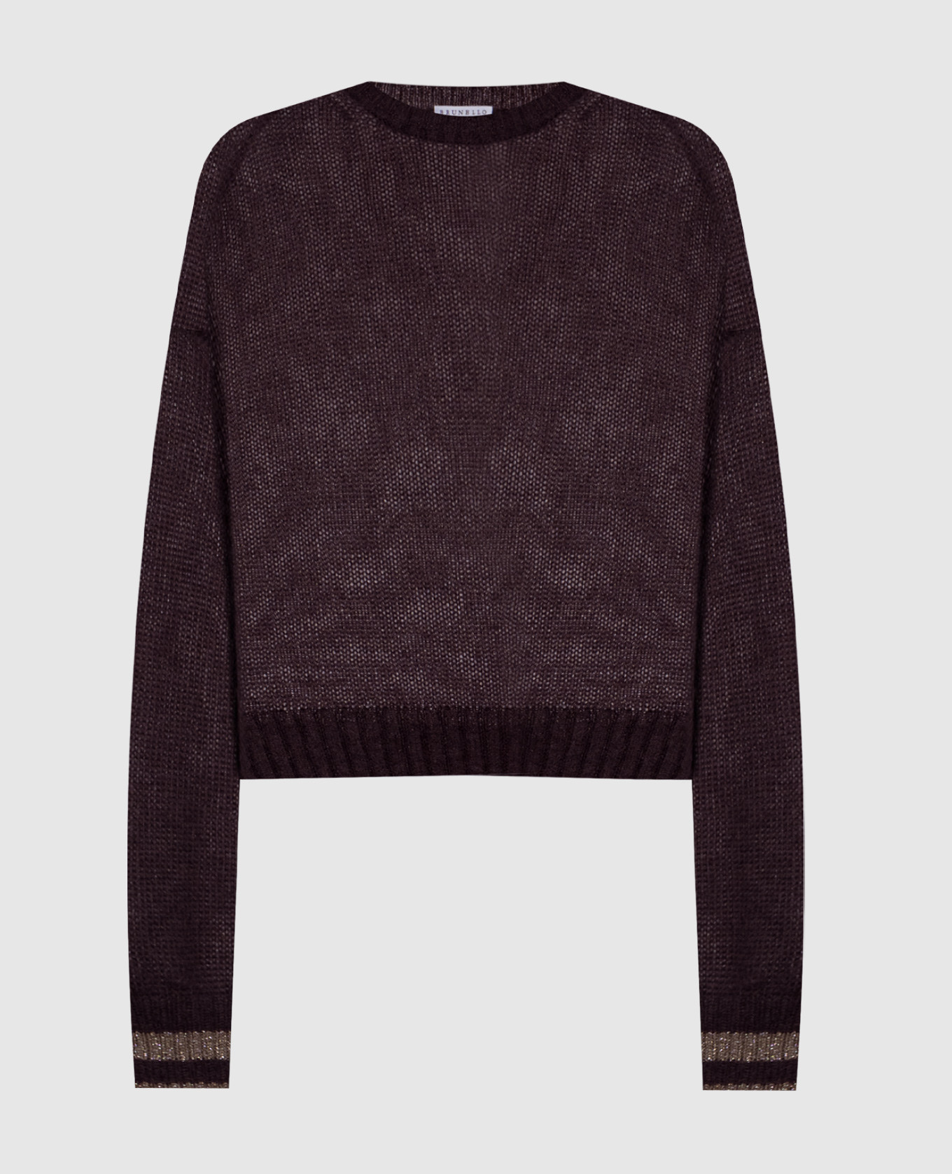 Brown sweater with wool Brunello Cucinelli