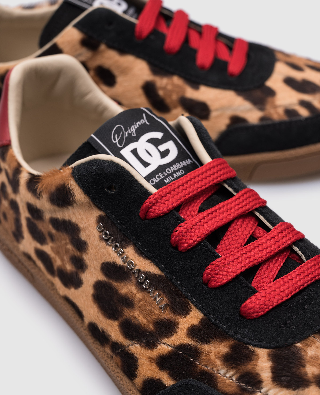 

Children's brown leather sneakers DG Originals Dolce&Gabbana
