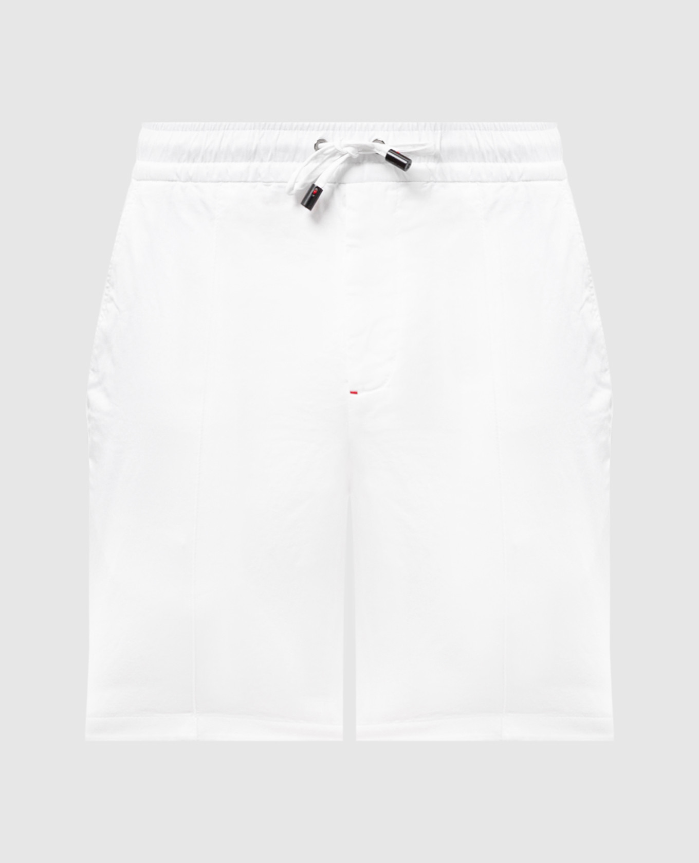 ISAIA White shorts with logo