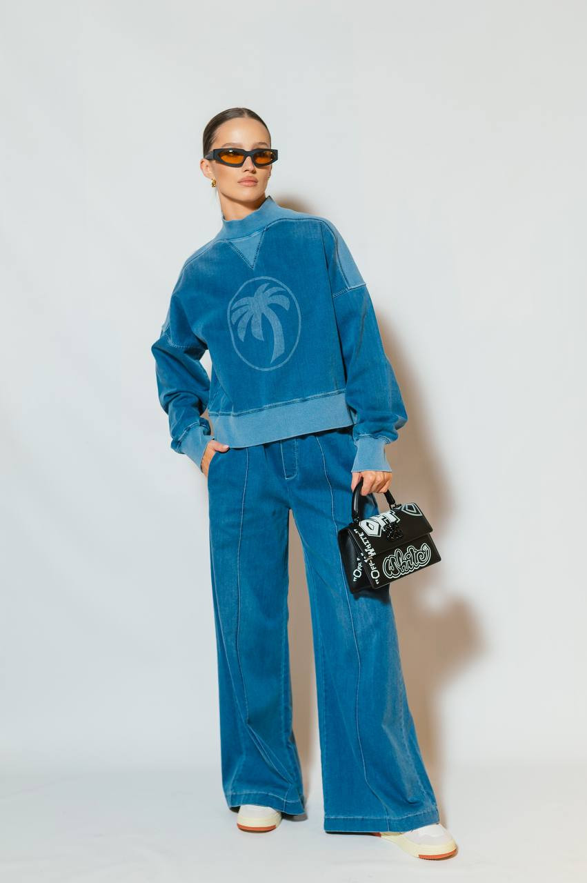 

Blue sweatshirt Palm Angels