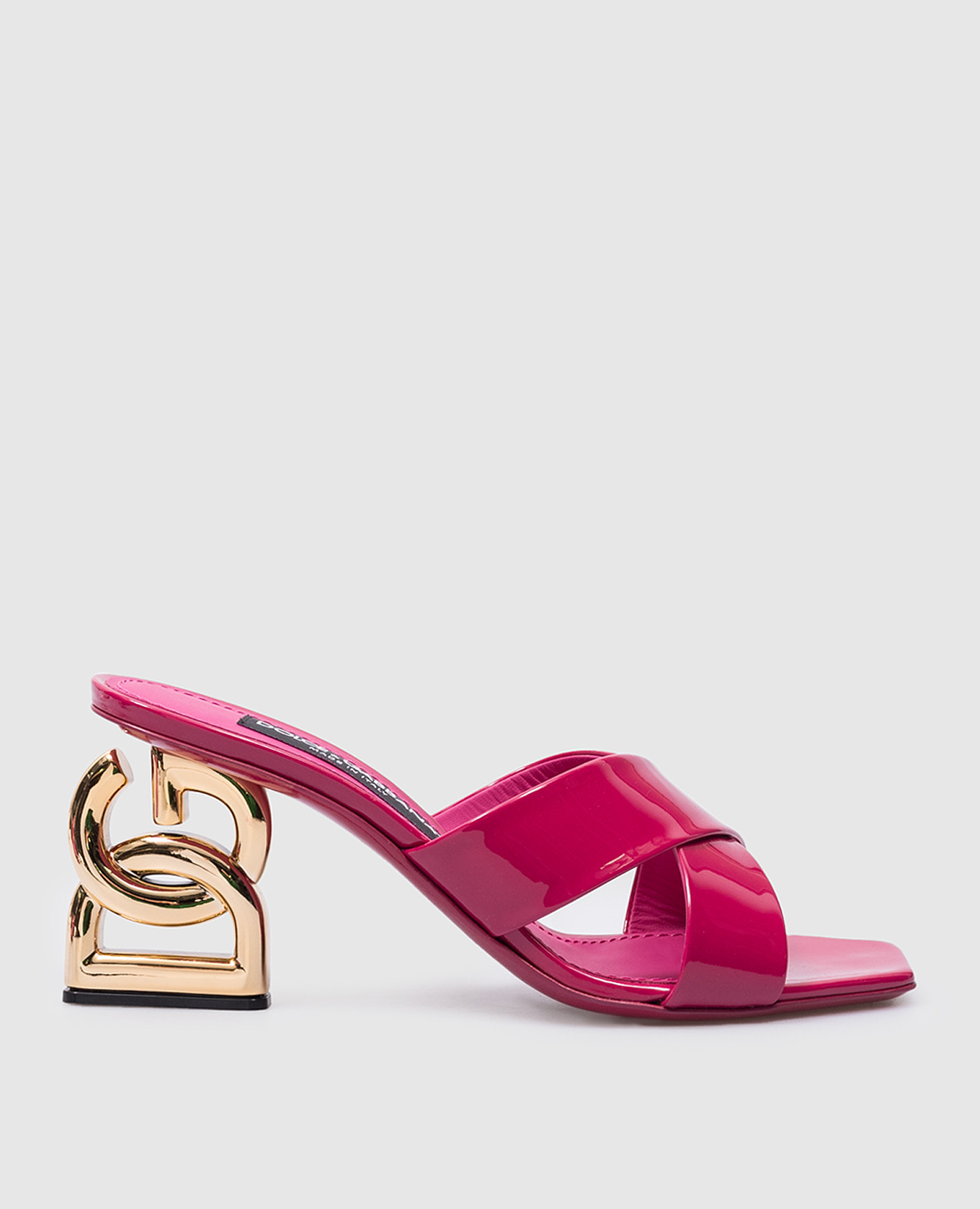 

Pink patent leather mules Dolce&Gabbana