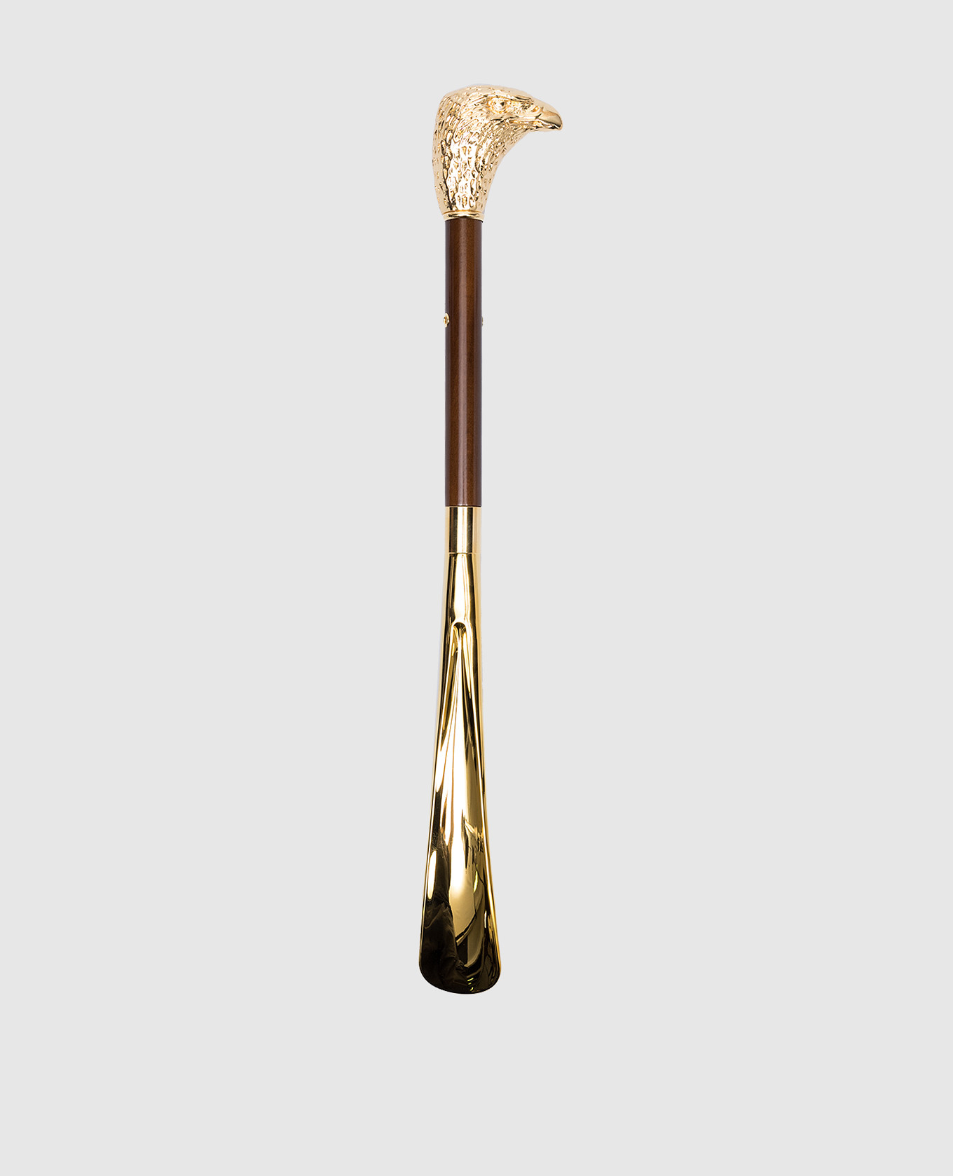 

Brown shoehorn with a handle in the form of an eagle's head Pasotti