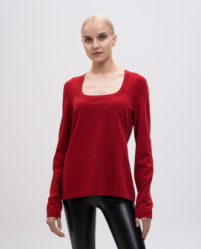 Wolford Red sweater with wool 59668