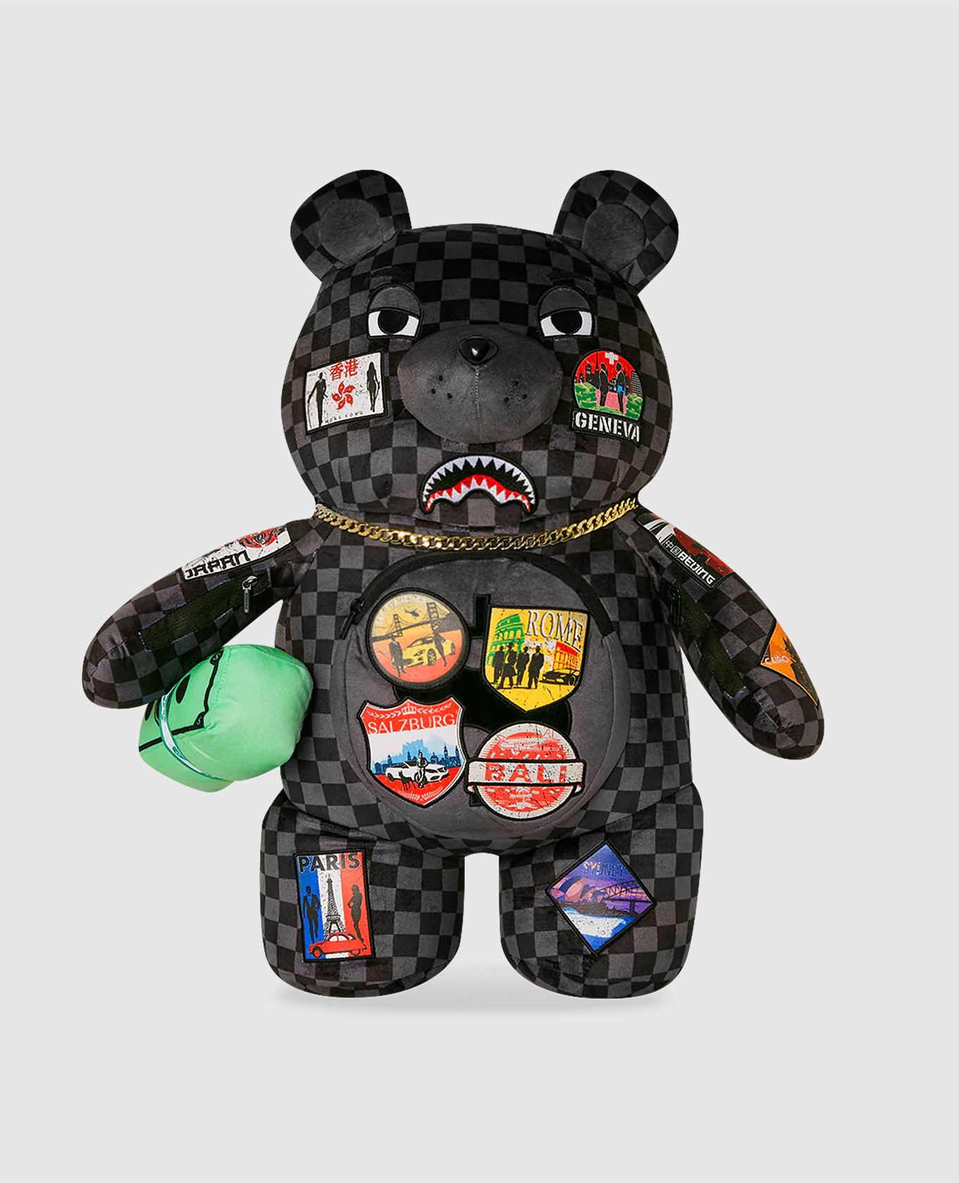 

Children's gray backpack GLOBAL MOGUL MONEYBEAR Sprayground, Grey