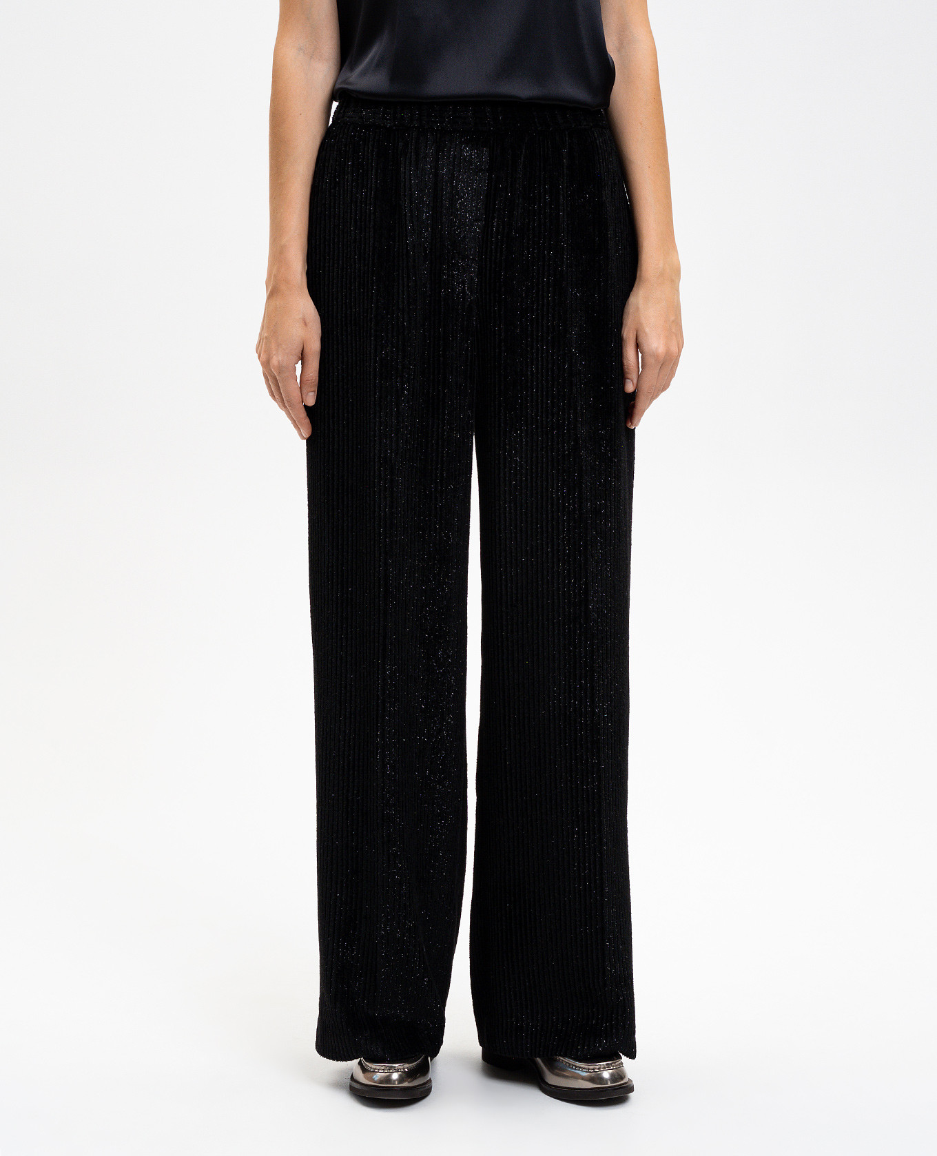 Black corduroy pants Peserico 3