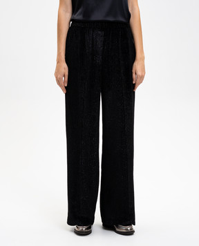 Peserico Black corduroy pants E0438601595