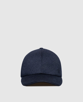 Stefano Ricci Blue cashmere cap MCV53SB37ECO60HC