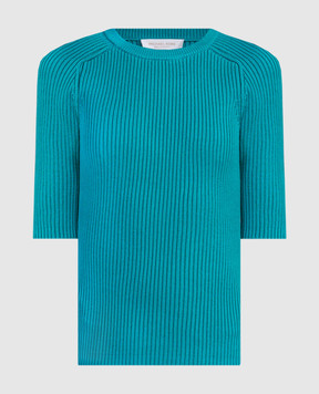 Michael Kors Green ribbed silk jumper EKA9090044