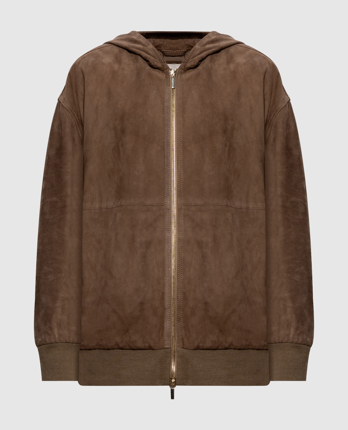 Beige suede jacket ZENO Max Mara