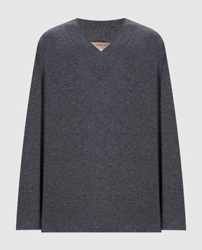 Twinset Gray wool and cashmere pullover 252TF3043