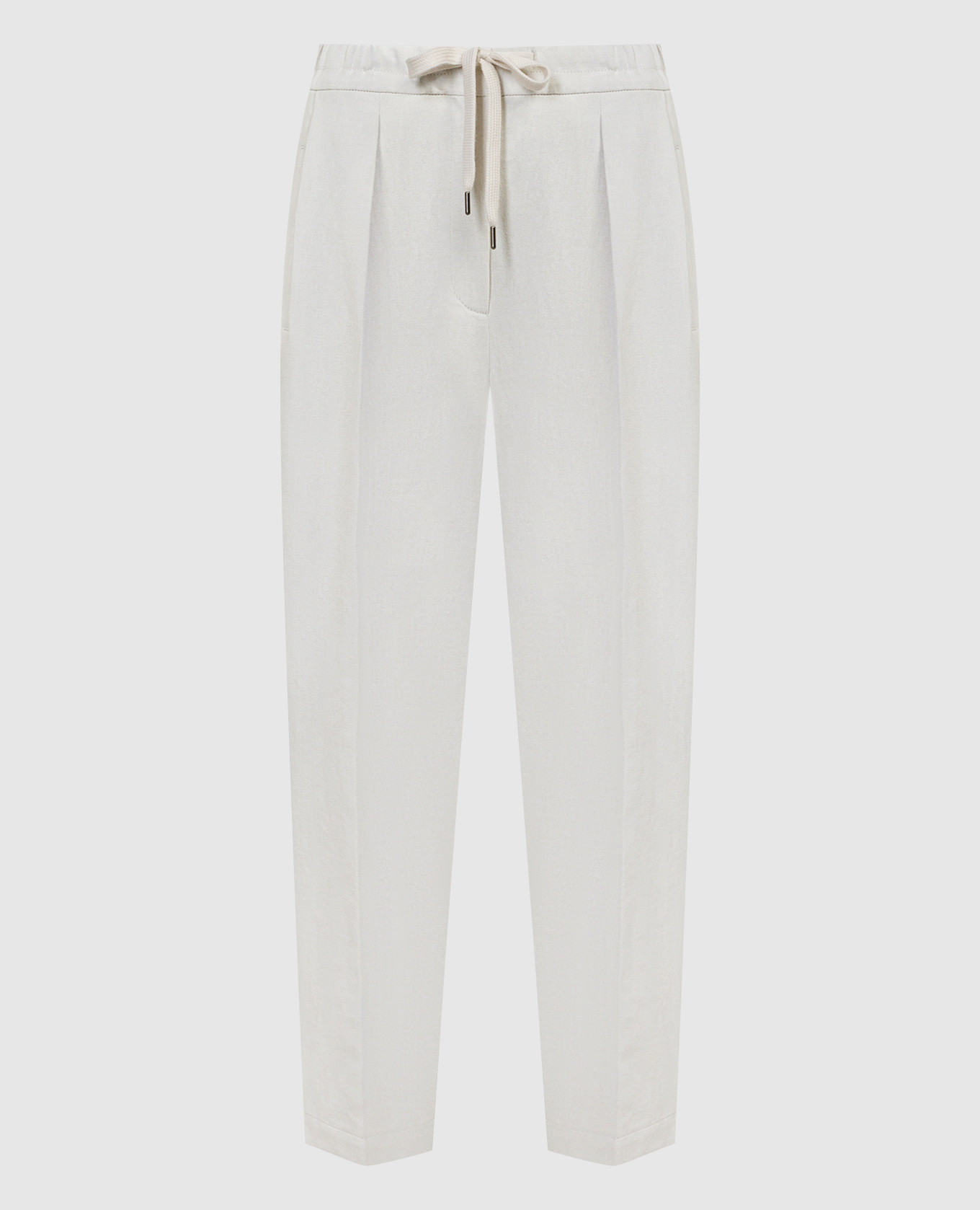 

Gray pants with linen Brunello Cucinelli, Grey